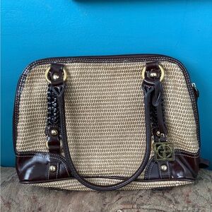 Giani Bernini Elegant Brown and Tan Handbag